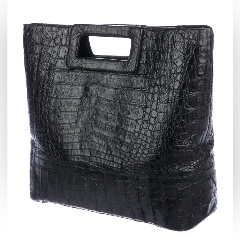 Rare Nancy Gonzalez Genuine Crocodile Vintage Tote 🐊